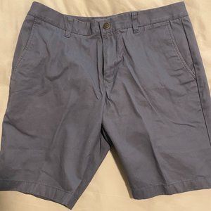 Bonobos Slate Grey Chino Shorts - Size 33